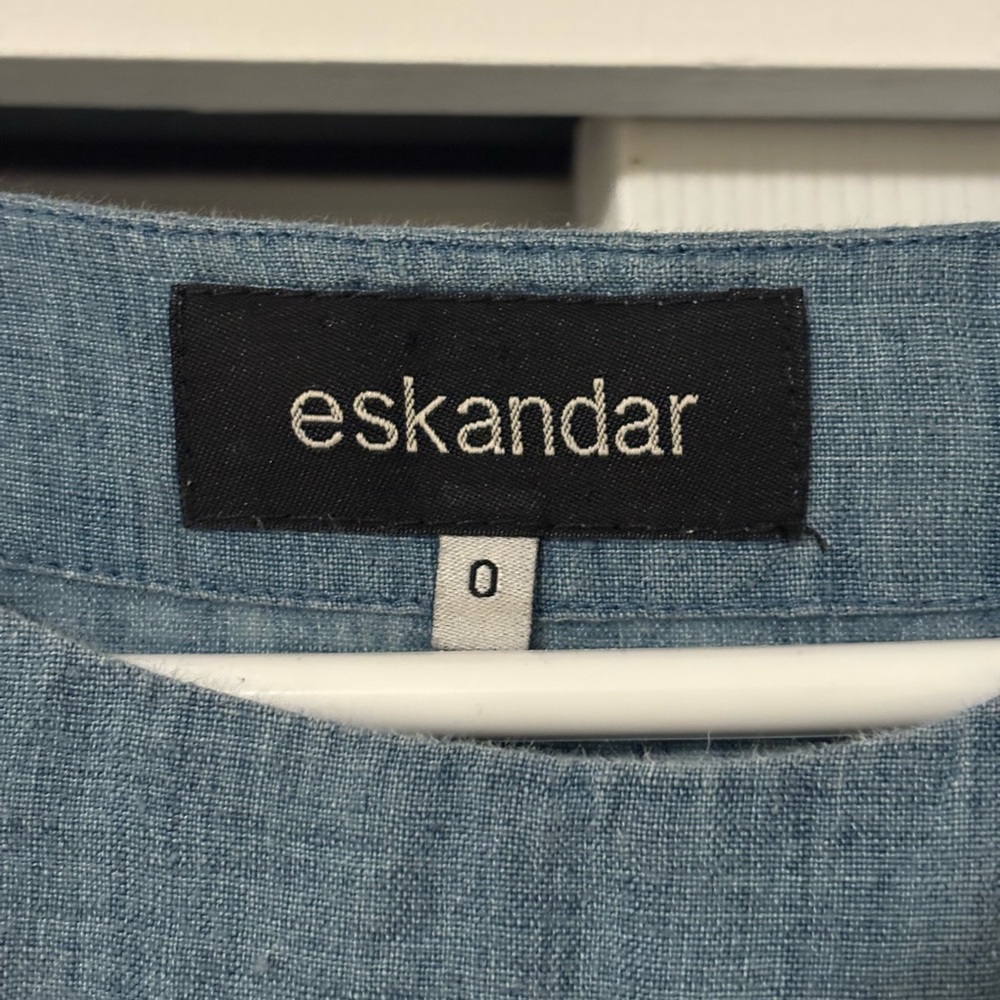 Eskandar Blue Midi Dress